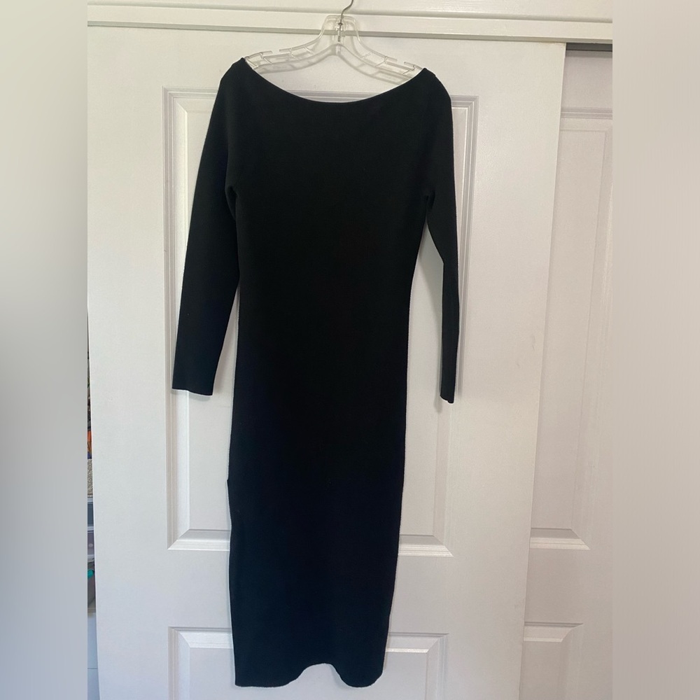 Alice + Olivia Black Classic Sweater Dress